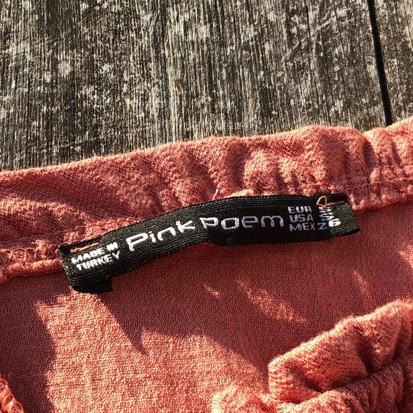 *host pick!* pink poem off-the-shoulder linen dress - Picture 6 of 6